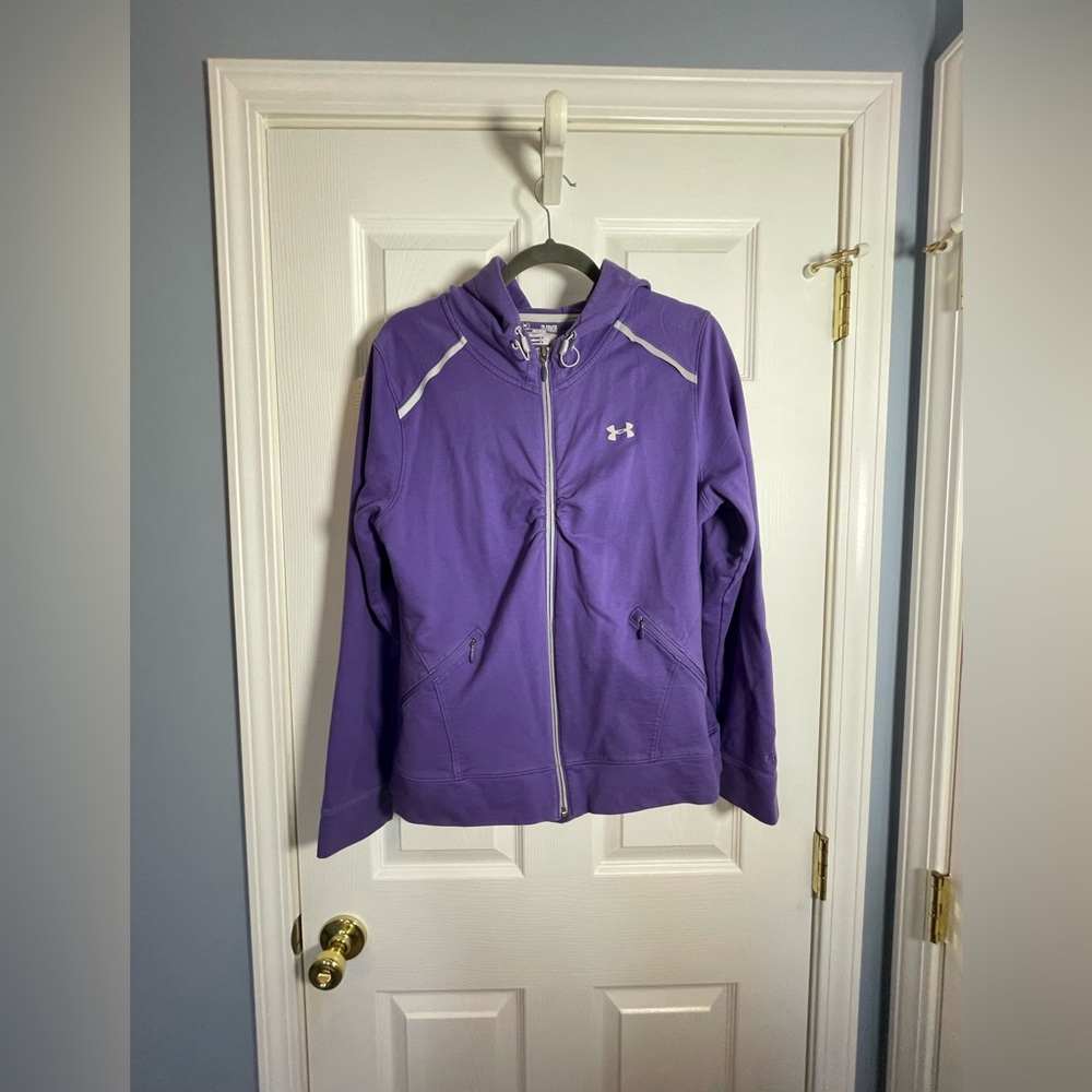 Under Armour Women’s Purple Zip-Up Hoodie